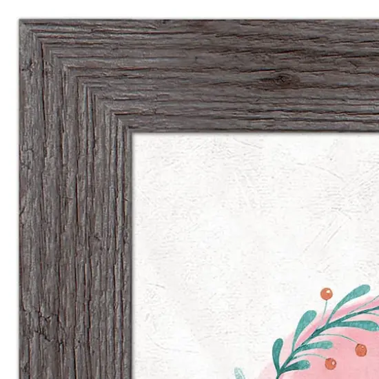 Cute Weird Old People Heart Western Gray Framed Print {4}