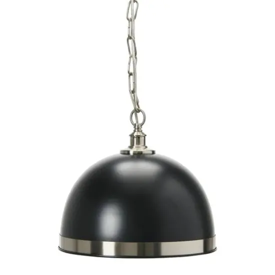 Hello Honey&reg; 5.9ft. Metal Ceiling Light Black and Antique Nickel {10}