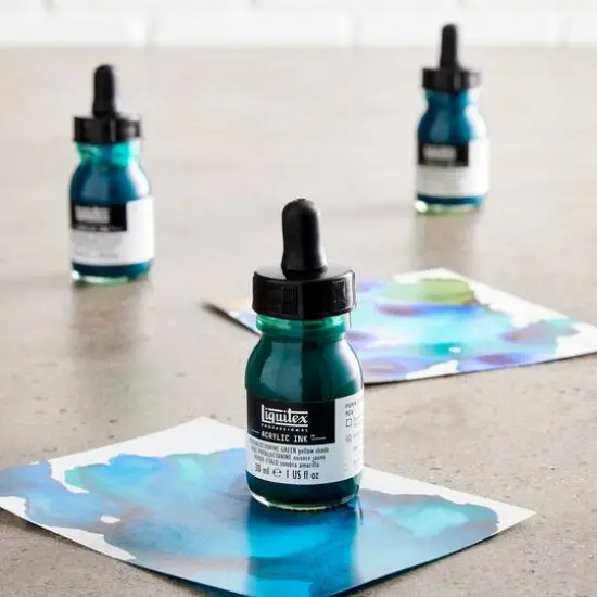 Liquitex&reg; Professional Acrylic INK!, 1oz.Phthalocyanine Green (Yellow Shade) {3}