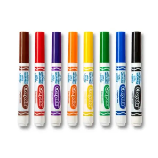 Crayola&reg; Washable&trade; Classic 8 Color Broad Line Marker Set {3}