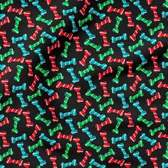 Fabric Editions Dog Bones Cotton Fabric {5}
