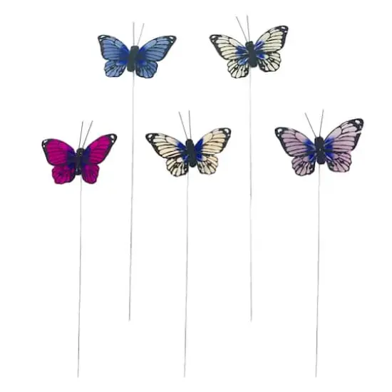 2.5" Blue & Purple Feather Butterflies, 10ct. by Ashland&reg; {3}