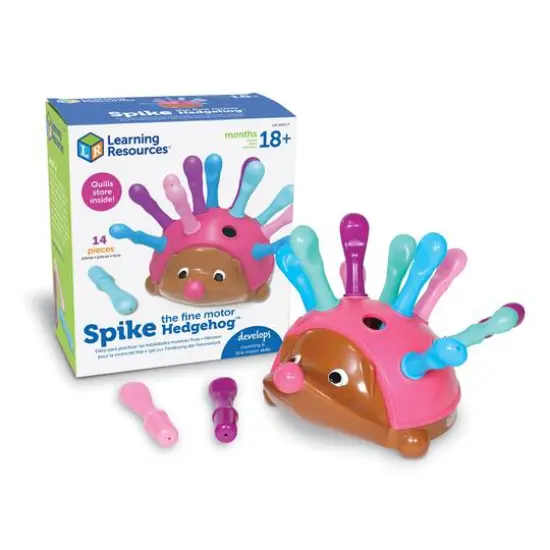 Learning Resources Pink Spike The Fine Motor Hedgehog {1}