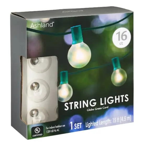 16ct. Round G40 Bulb String Lights by Ashland&trade; {1}