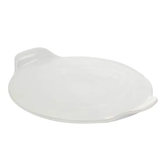 Gibson Home White Forno Flame Proof Ceramic Pizza Stone {1}