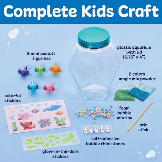 Creativity for Kids® Glowing Axolotl Aquarium {4}