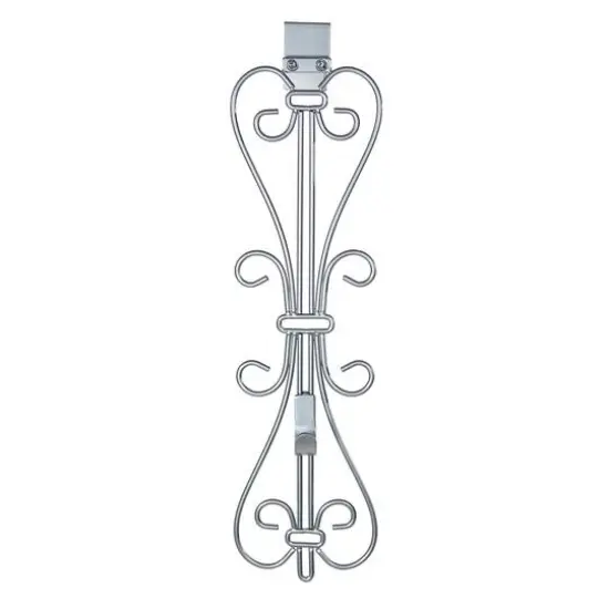Village Lighting Adjustable Elegant Wreath Hanger Silver {1}