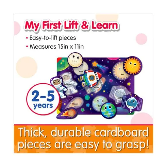 My First Lift & Learn Puzzle - Space: 8 Pcs {6}