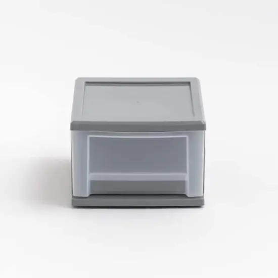 Iris&reg; 6.5qt. Gray Stackable Drawer, 5 Pack  {5}