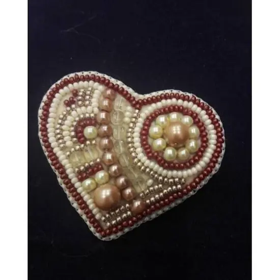 Crystal Art Beadwork Kit For Creating Brooch Set Of Pictures Gingerbread {5}