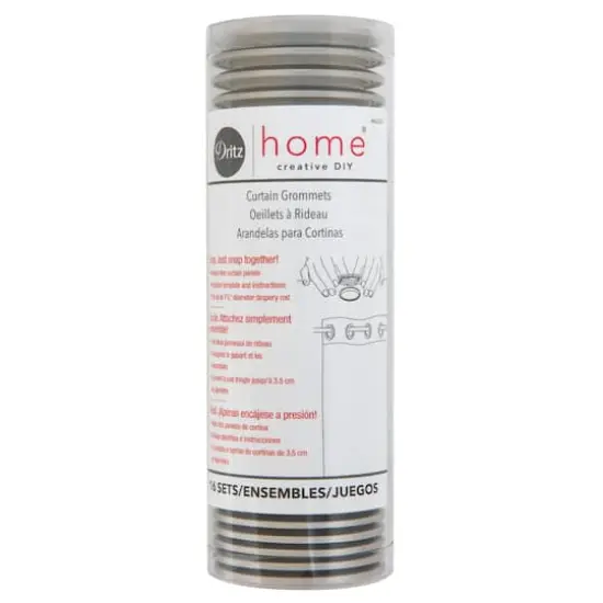 Dritz&reg; Home 1.5" Pewter Curtain Grommets, 16 Sets {1}