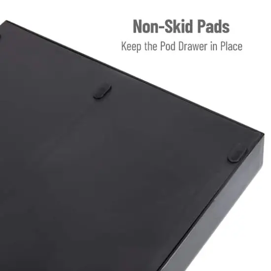 Mind Reader Anchor Collection Black 2-Drawer Single Serve Coffee Pod Drawer {5}