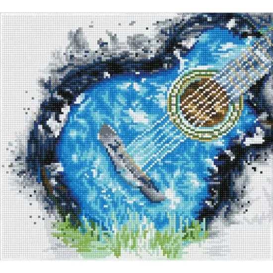 Diamond Dotz&reg; Intermediate Blue Grass Diamond Painting Kit  {1}