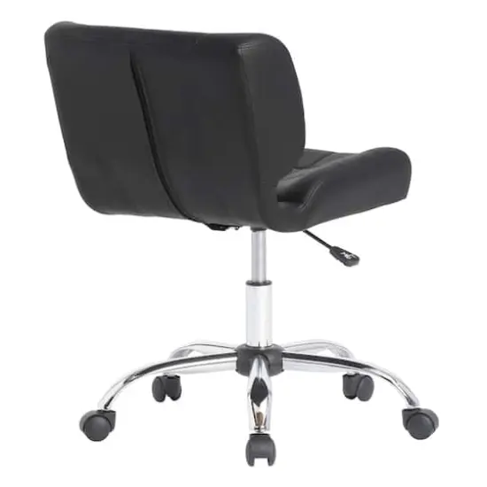 Calico Designs Crest Black Mobile Office Task Chair with Adjustable Height {6}