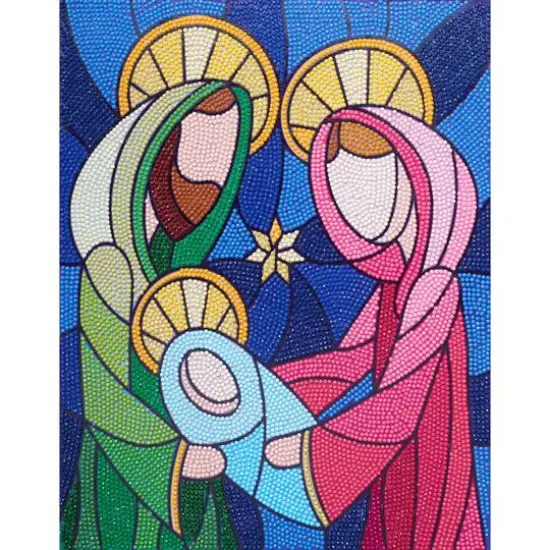 Diamond Art&reg; Stain Nativity Intermediate Kit {1}