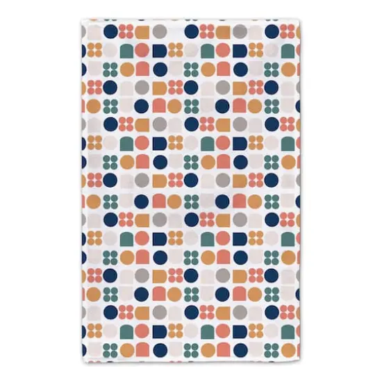 Welcome Retro Shapes Tea Towel Set {6}