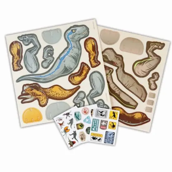 Jurassic World Dominion: Wood Dinosaur Activity Building, Decorating Set {3}