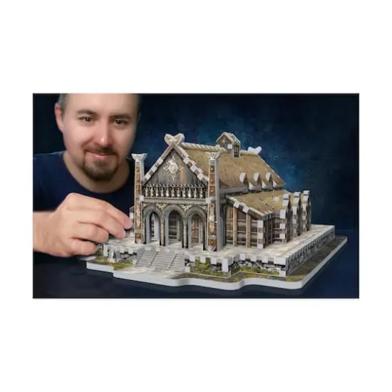 The Lord of the Rings - Golden Hall - Edoras 3D Puzzle: 445 Pcs {14}