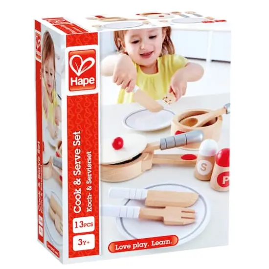 Hape Cook & Serve Kitchen Playset {3}