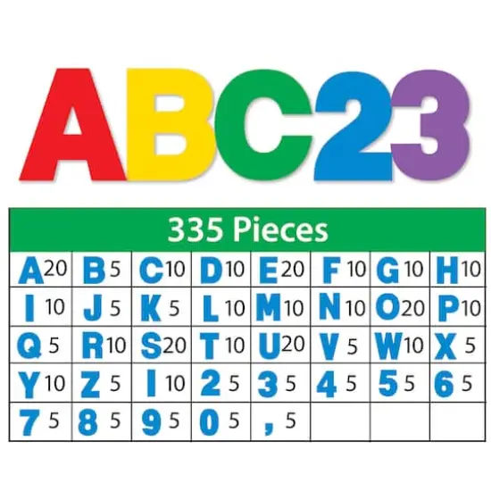 ArtSkills&reg; 2.5" Classic 335 Piece Paper Poster Letter Set {3}