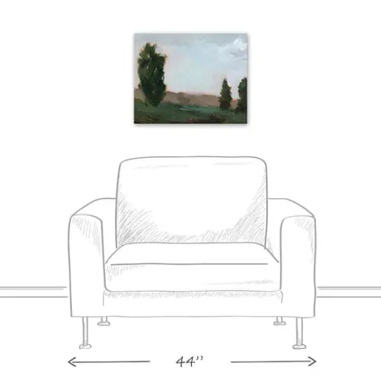 Mountain Pines 20" x 16" Canvas Wall Art {4}