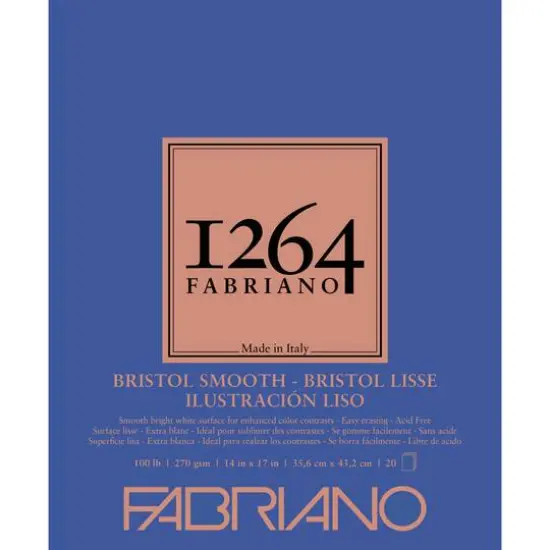 Fabriano&reg; 1264 Smooth Bristol Pad {1}