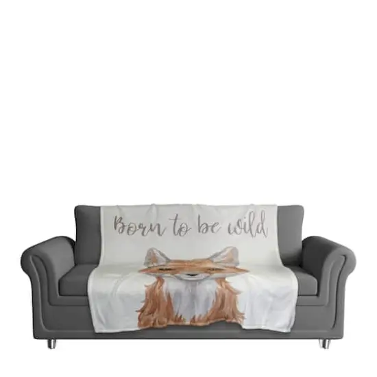 Born to be Wild 50" x 60" Coral Fleece Blanket {4}