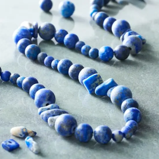 Matte Lapis Stone Mix Beads by Bead Landing&trade; {3}