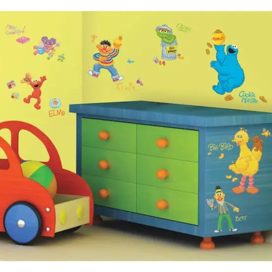 RoomMates Sesame Street Peel & Stick Wall Decals {3}
