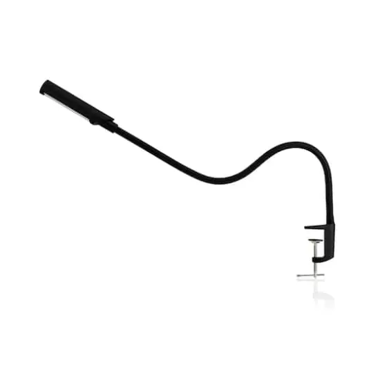 UberLight&trade; Flex 3200TL Black LED Task Light Lamp with Clamp {3}