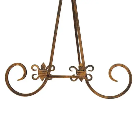 Gold Metal Traditional Easel, 12" x 11" x 15" {4}