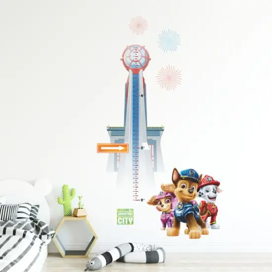 RoomMates Paw Patrol Growth Chart Peel & Stick Wall Decal Set {4}