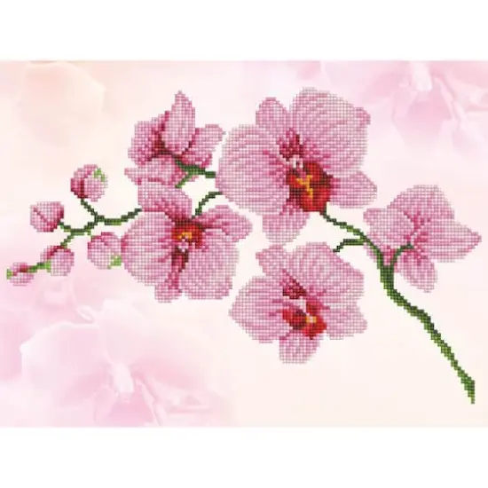 Diamond Dotz&reg; Orchid Spray Diamond Painting Kit {1}