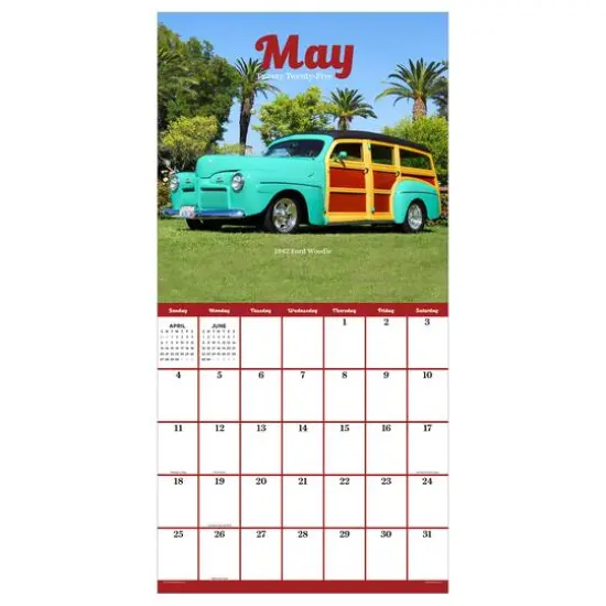 TF Publishing 2025 Classic Cars Wall Calendar {6}