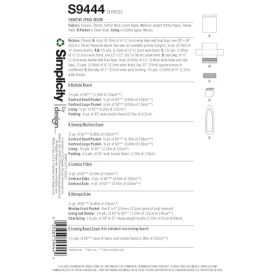 Simplicity&reg; Pattern CS9444 {3}