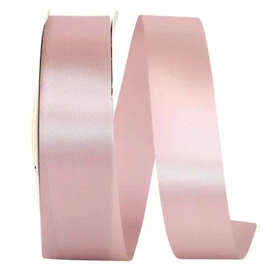 JAM Paper 3/8" x 100yd. Single Face Satin Allure Ribbon Quartz {1}
