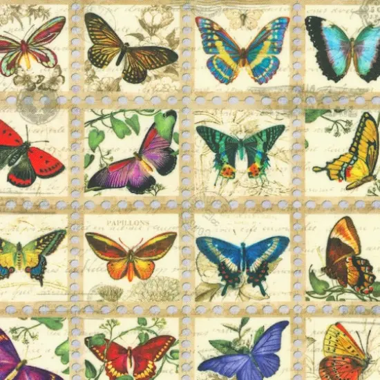 Robert Kaufman Butterflies Cotton Fabric {1}