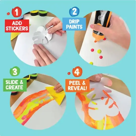 Squeegee Art Craft Kit {7}