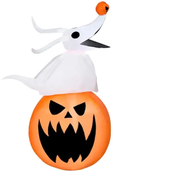 3.5ft. Airblown&reg; Inflatable Zero with Pumpkin {1}