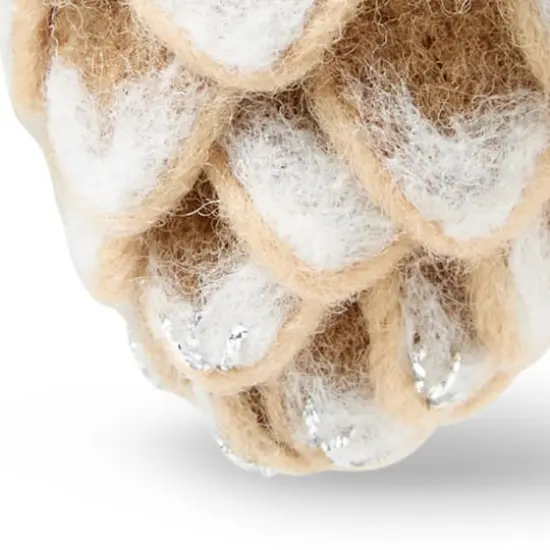 Christmas Frosted Pinecone Ornament Felting Kit by Loops & Threads&reg; {8}