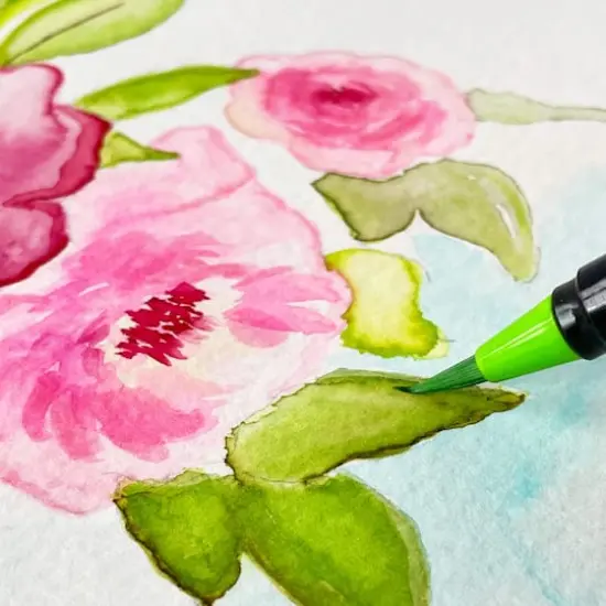 ArtSkills&reg; Watercolor Brush Pens with Water Brush {5}