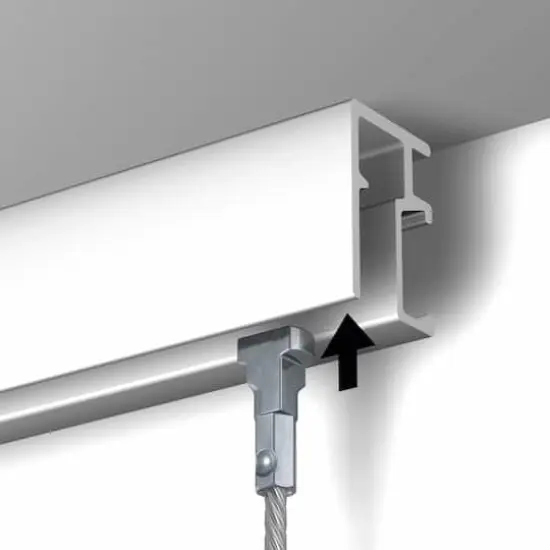 HangZ&reg; 6ft. Gallery Rail Hanging System {7}