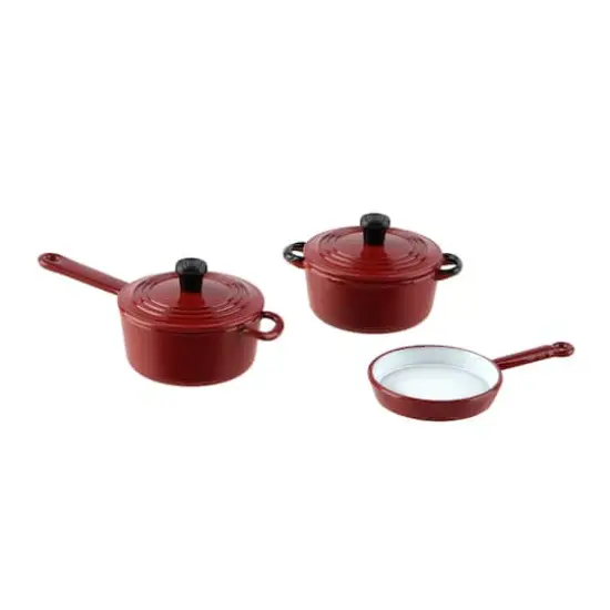 Mini Red Cookware Set, 3ct. by Make Market&reg; {3}