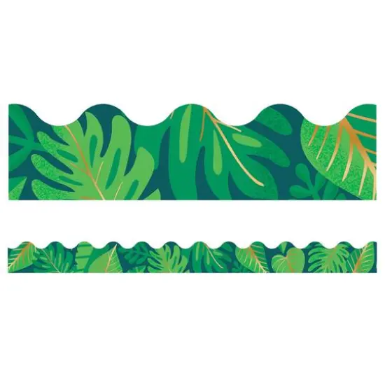 Carson Dellosa Education&reg; One World Tropical Leaves Border, 234ft. {3}