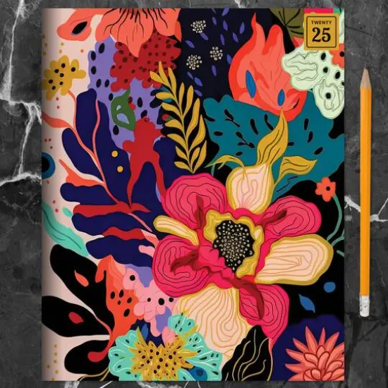 TF Publishing 2025 Eclectic Flowers Medium Monthly Planner {7}