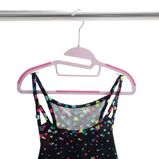 Simplify Kids Collar Saver Ultimate Hangers, 12ct. Pink {8}