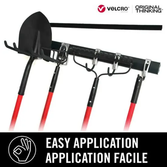 VELCRO&reg; Brand Industrial Strength Black Adhesive Roll {10}