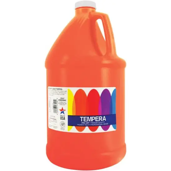 Pro Art&reg; Tempera Liquid Paint, 1gal. Orange {1}