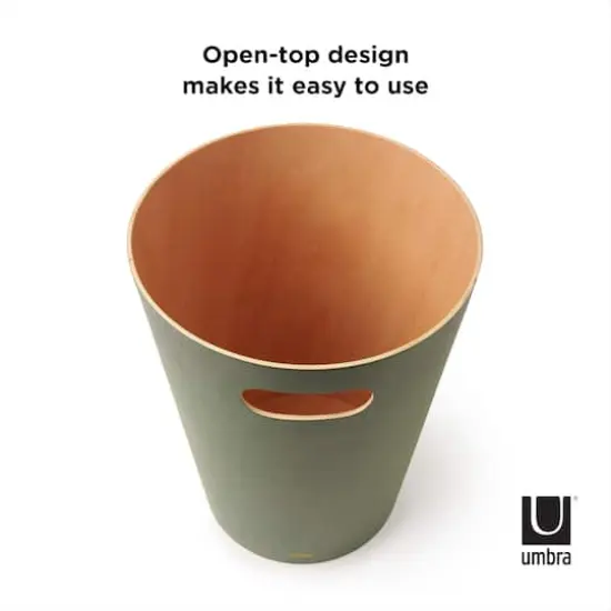 Umbra 2gal. Woodrow Trash Can Spruce {6}