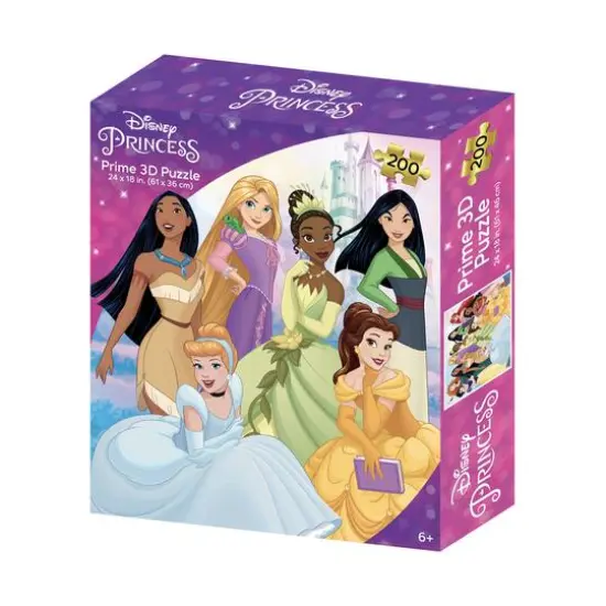 Disney Princess 3D Lenticular Jigsaw Puzzle: 200 Pcs {3}